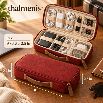 𝐭𝐡𝐚𝐥𝐦𝐞𝐧𝐢𝐬™ Travel Electronics Organizer Case