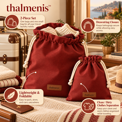 𝐭𝐡𝐚𝐥𝐦𝐞𝐧𝐢𝐬™ Travel Laundry Bags