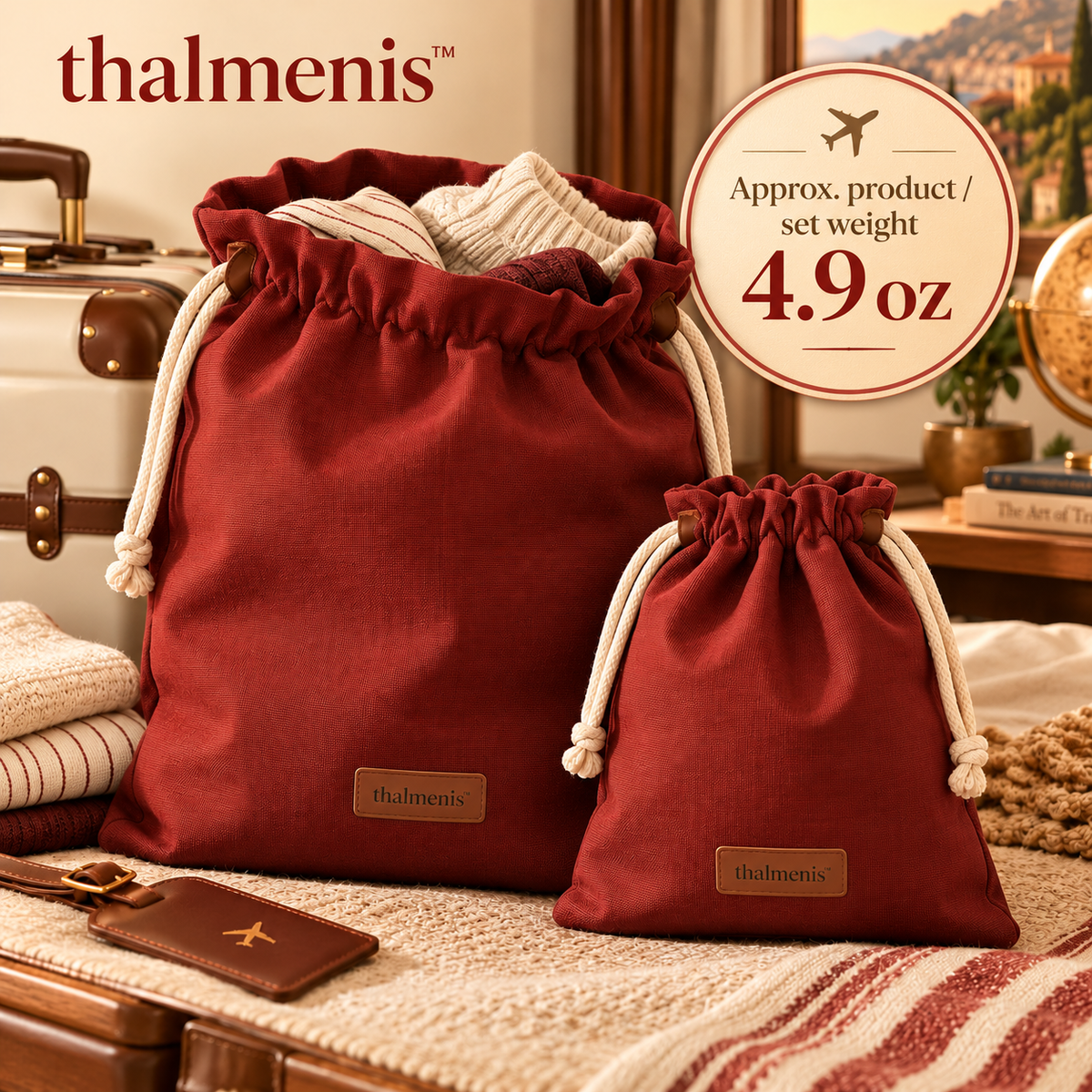 𝐭𝐡𝐚𝐥𝐦𝐞𝐧𝐢𝐬™ Travel Laundry Bags