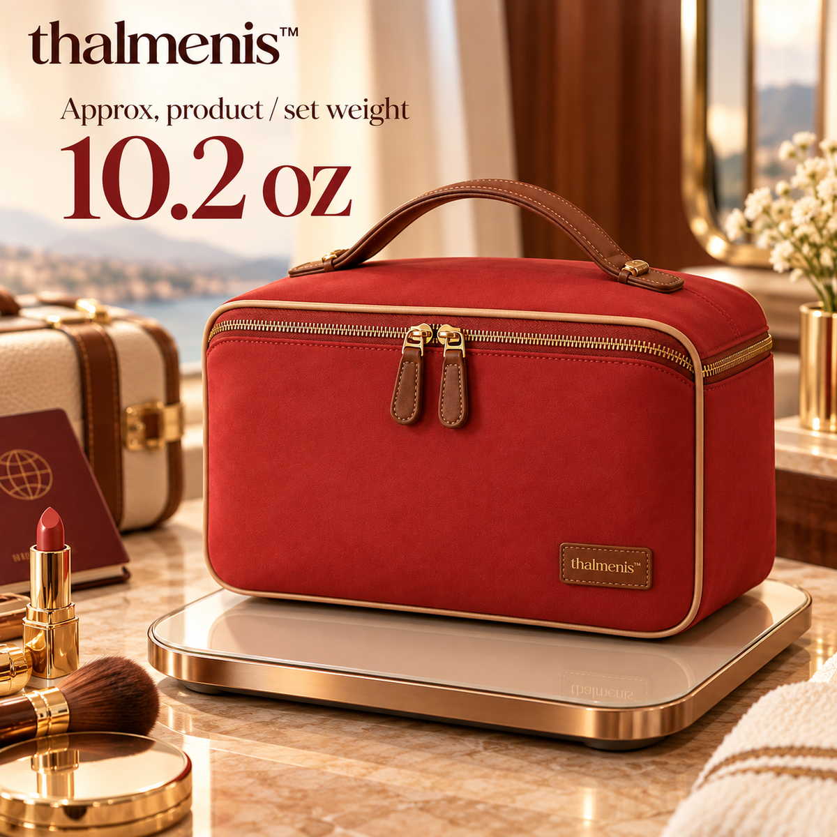 𝐭𝐡𝐚𝐥𝐦𝐞𝐧𝐢𝐬™ Travel Makeup Bag