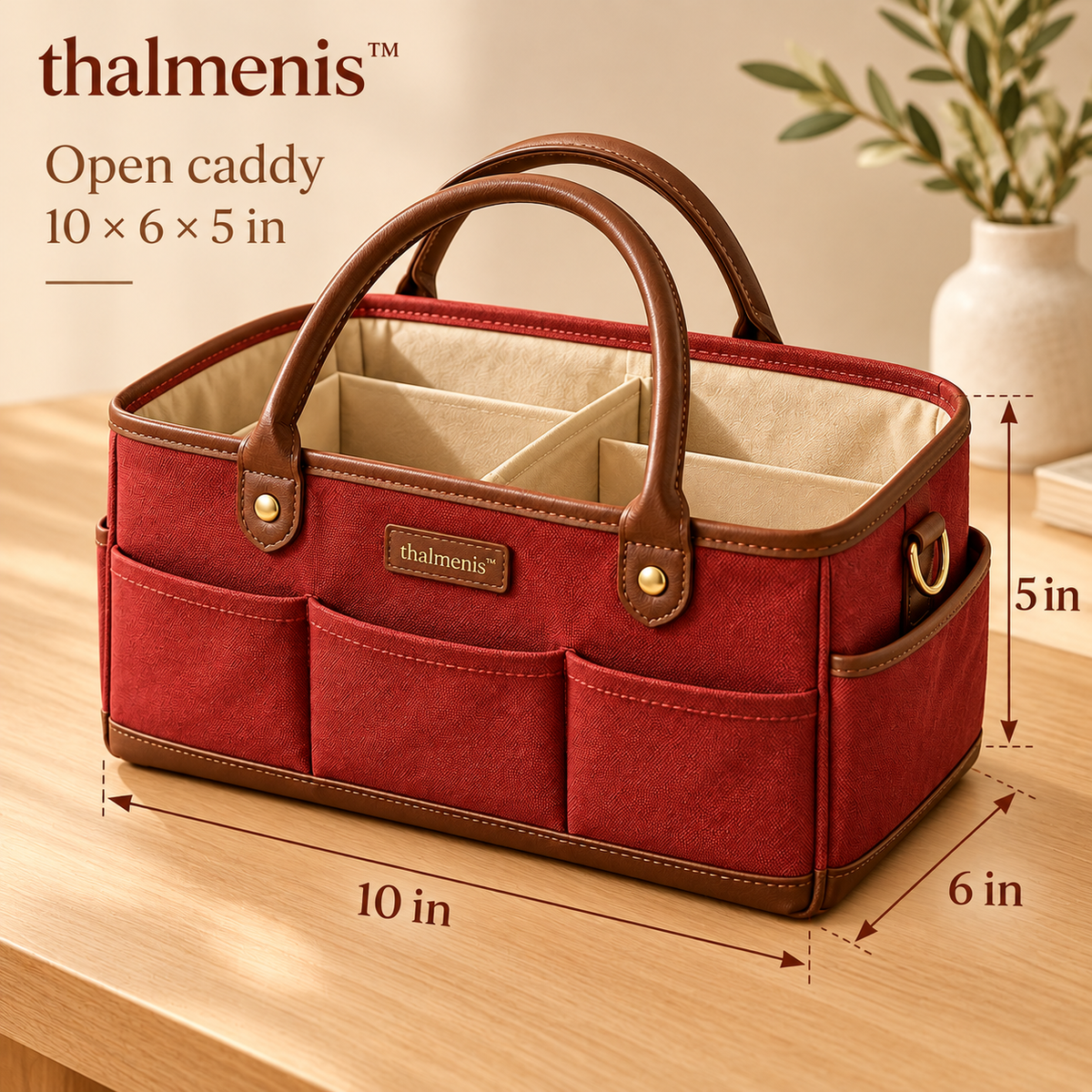 𝐭𝐡𝐚𝐥𝐦𝐞𝐧𝐢𝐬™ Portable Travel Essentials Organizer