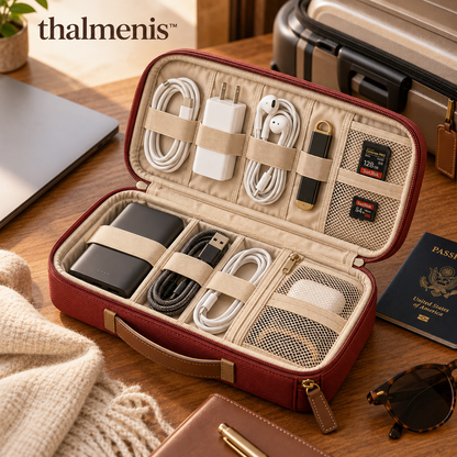 𝐭𝐡𝐚𝐥𝐦𝐞𝐧𝐢𝐬™ Travel Electronics Organizer Case