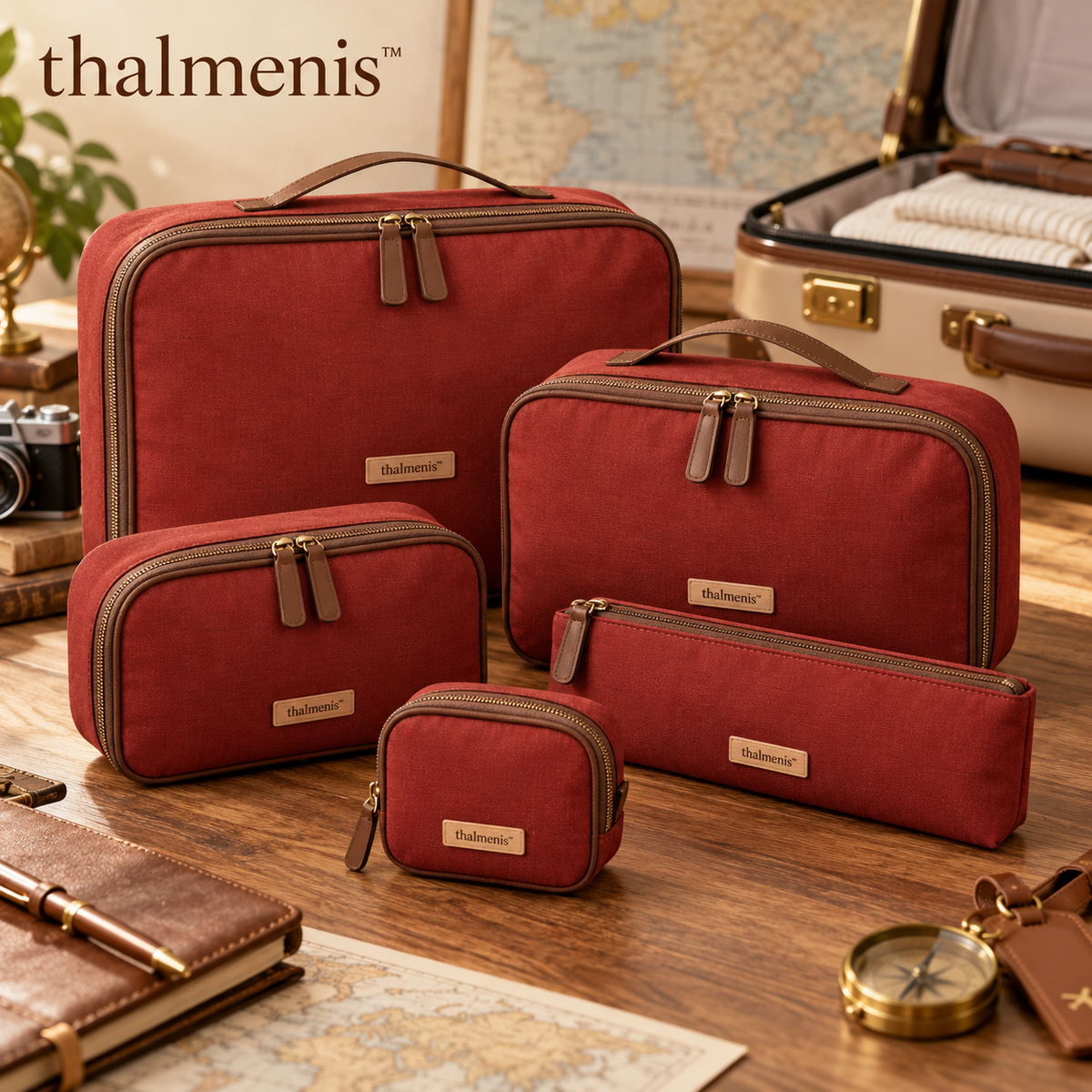𝐭𝐡𝐚𝐥𝐦𝐞𝐧𝐢𝐬™ Travel Organizer Pouches