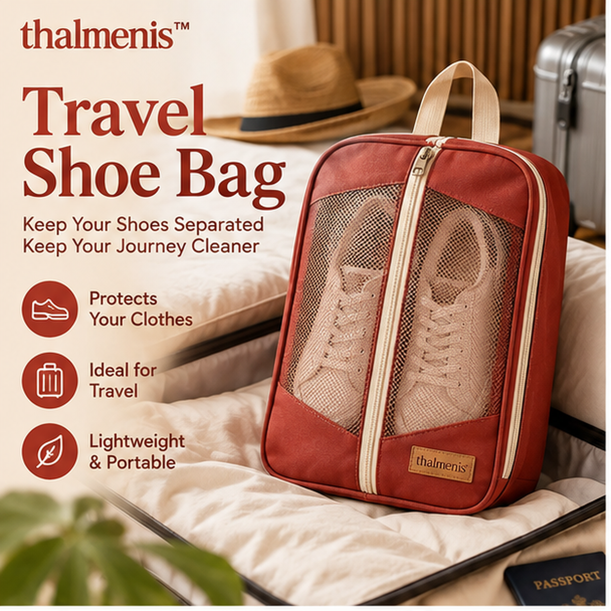 𝐭𝐡𝐚𝐥𝐦𝐞𝐧𝐢𝐬™ Travel Shoe Bag